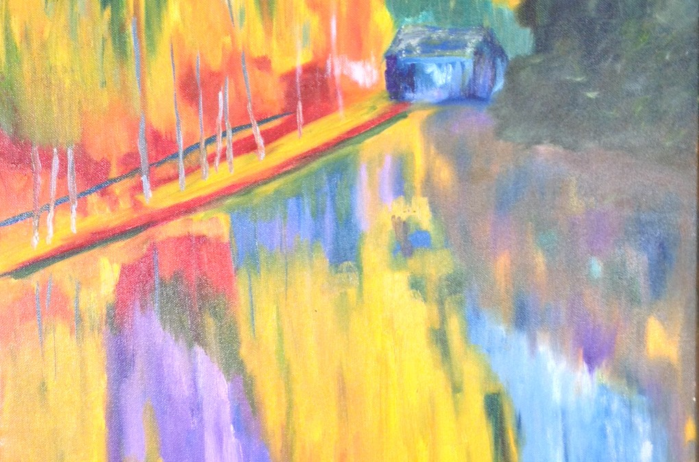 Landscape pil painting 30x30